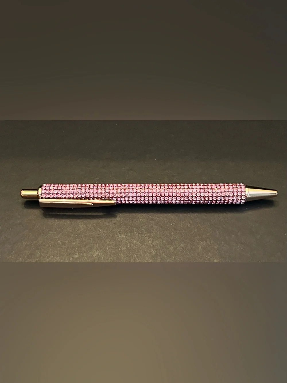 Rhinestone Crystal Ballpoint Pen Set: Blue, Red, Black, Silver, Pink and Purple
